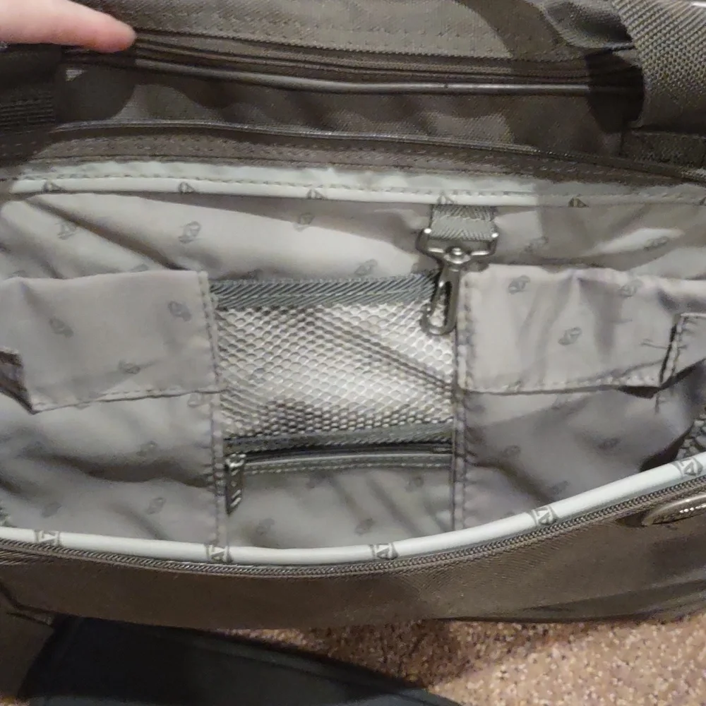 American tourister canvas computer briefcase bag